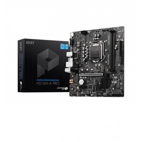 MSI H510M-A PRO Intel 10th Gen and 11th Gen Motherboard Micro-ATX